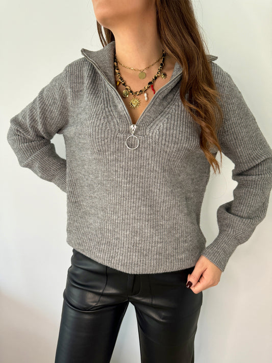 PULL JUNE GRIS