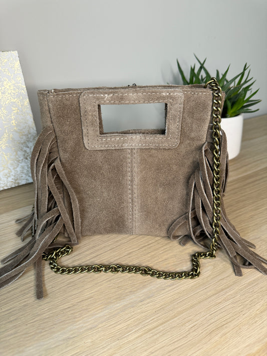 SAC MIA MINI TAUPE